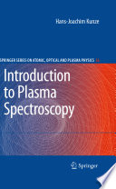 Introduction to Plasma Spectroscopy [E-Book] /