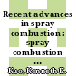 Recent advances in spray combustion : spray combustion measurements and model simulation. Volume II [E-Book] /