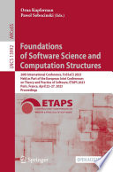 Foundations of Software Science and Computation Structures [E-Book] : 26th International Conference, FoSSaCS 2023, Held as Part of the European Joint Conferences on Theory and Practice of Software, ETAPS 2023, Paris, France, April 22-27, 2023, Proceedings /
