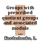 Groups with prescribed quotient groups and associated module theory / [E-Book]