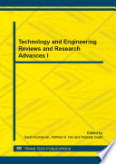 Technology and engineering reviews and research advances I : selected, peer reviewed papers from the 5th International Graduate Conference on Engineering, Science & Humanity (IGCESH 2014), August 19-21, 2014, Skudai, Malaysia [E-Book] /