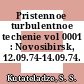 Pristennoe turbulentnoe techenie vol 0001 : Novosibirsk, 12.09.74-14.09.74.