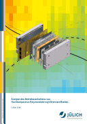 Analyse des Betriebsverhaltens von Hochtemperatur-Polymerelektrolyt-Brennstoffzellen /