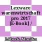 Lexware warenwirtschaft pro 2017 [E-Book] /