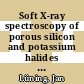 Soft X-ray spectroscopy of porous silicon and potassium halides [E-Book] /