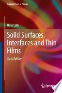 Solid Surfaces, Interfaces and Thin Films [E-Book] /