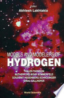 Models and modelers of hydrogen: Thales, Thomson, Rutherford, Bohr, Sommerfeld, Goudsmit, Heisenberg, Schroedinger, Dirac, Sallhofer.