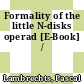 Formality of the little N-disks operad [E-Book] /