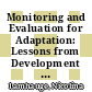 Monitoring and Evaluation for Adaptation: Lessons from Development Co-operation Agencies [E-Book] /