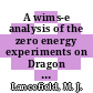 A wims-e analysis of the zero energy experiments on Dragon prior to charge IV [E-Book]