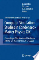 Computer Simulation Studies in Condensed-Matter Physics XIX [E-Book] : Proceedings of the NineteenthWorkshop Athens, GA, USA, February 20–24, 2006 /