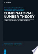 Combinatorial number theory : proceedings of the "Integers Conference 2011", Carrollton, Georgia, USA, October 26-29, 2011 [E-Book] /