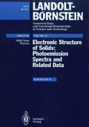 Electronic structure of solids. Subvol. B : photoemission spectra and related data /
