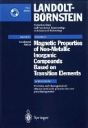 Magnetic properties of non-metallic inorganic compounds based on transition elements. Subvol. B3. Pnictides and chalcogenides II (binary lanthanide polypnictides and polychalcogenides) /