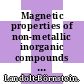 Magnetic properties of non-metallic inorganic compounds based on transition elements. Subvol. B5. Pnictides and chalcogenides II (ternary lanthanide chalcogenides, misfit compounds, and ternary lanthanide pnictides containing s- or p-electron elements) /