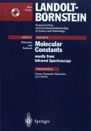 Molecular constants. Subvol. B3. Linear triatomic molecules N2O (NNO) : mostly from infrared spectroscopy /