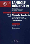 Molecular constants. Subvol. D, 2. Constants for radicals Polyatomic free radicals : mostly from infrared spectroscopy /