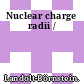 Nuclear charge radii /