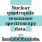 Nuclear quadrupole resonance spectroscopy data. Subvol. B : supplement to vol III/20 /