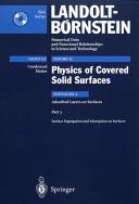 Physics of covered solid surfaces. Subvol. A, Pt. 3. Adsorbed layers on surfaces Surface segregation and adsorption on surfaces /