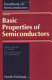 Basic properties of semiconductors.