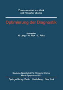 Optimierung der Diagnostik /