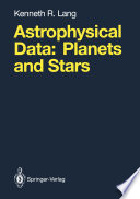 Astrophysical Data [E-Book] : Planets and Stars /