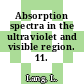 Absorption spectra in the ultraviolet and visible region. 11.