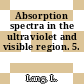 Absorption spectra in the ultraviolet and visible region. 5.