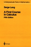 A first course in calculus /