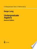 Undergraduate algebra [E-Book] /