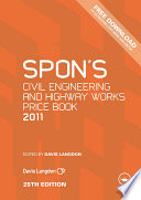 Spon's civil engineering and highway works price book 2011 [E-Book] /