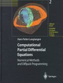 Computational partial differential equations : numerical methods and diffpack programming /