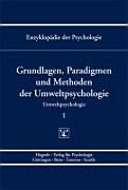 Grundlagen , Paradigmen und Methoden der Umweltpsychologie /