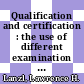 Qualification and certification : the use of different examination methods : talk prepared for WHO - IAEA seminar on training and education in medical physics Kiel, Federal Republic of Germany 10 - 22 april 1972 [E-Book] /