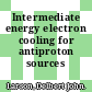 Intermediate energy electron cooling for antiproton sources /