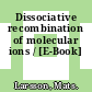 Dissociative recombination of molecular ions / [E-Book]