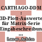 CARTHAGO-DDM : 3D-Plott-Auswerte-Programm für Matrix-Serie Eingabeschreibung (Version 1979) [E-Book] /