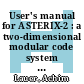 User's manual for ASTERIX-2 : a two-dimensional modular code system for the steady state and xenon transient analysis of a pebble bed high temperature reactor /