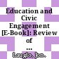 Education and Civic Engagement [E-Book]: Review of Research and a Study on Norwegian Youths /