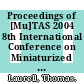 Proceedings of [Mu]TAS 2004 8th International Conference on Miniaturized Systems for Chemistry and Life Sciences, Malmö, Sweden, September 26-30, 2004 / [E-Book]