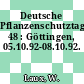 Deutsche Pflanzenschutztagung. 48 : Göttingen, 05.10.92-08.10.92.