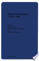 Phase Transitions Cargèse 1980 [E-Book] /