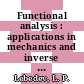 Functional analysis : applications in mechanics and inverse problems [E-Book] /
