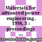 Materials for advanced power engineering. 1998, 3 : proceedings of the 6th Liege Conference [E-Book] /