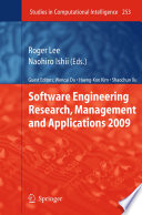 Software Engineering Research, Management and Applications 2009 [E-Book] /