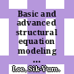 Basic and advanced structural equation modeling : with applications in the medical and behavioral sciences [E-Book] /