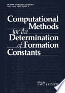 Computational Methods for the Determination of Formation Constants [E-Book] /