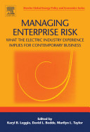 Managing enterprise risk [E-Book] : what the electric industry experience implies for contemporary business /