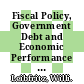 Fiscal Policy, Government Debt and Economic Performance [E-Book] /